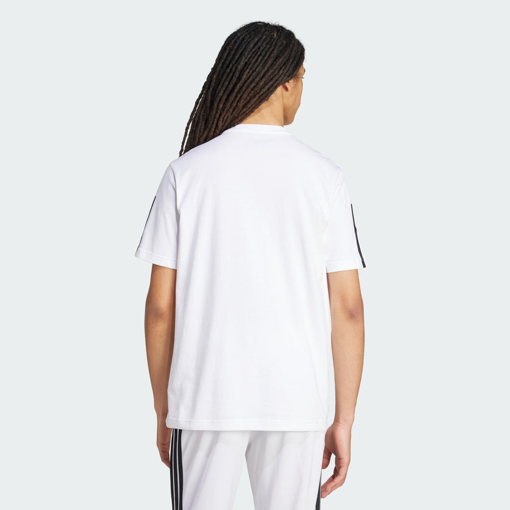 White Adidas T shirt with shoulder straps