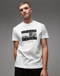 Tommy Jeans photo flag t-shirt in white