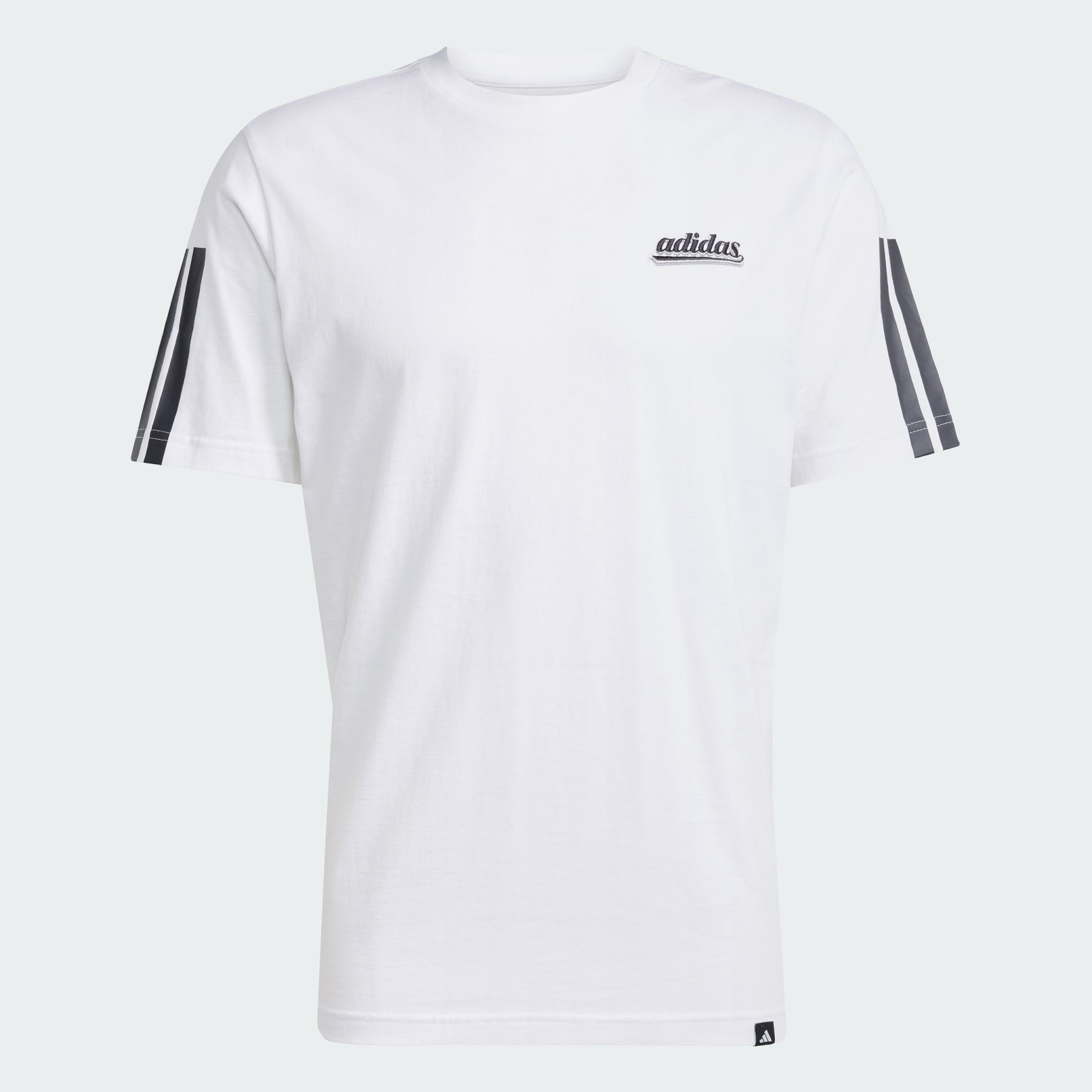 White Adidas T shirt with shoulder straps